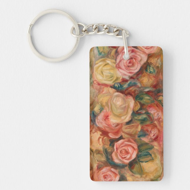 Pierre-Auguste Renoir - Rose Schlüsselanhänger (Vorderseite)