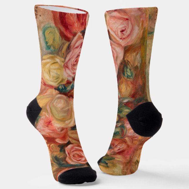 Pierre-Auguste Renoir - Rose Socken (Gewinkelt)