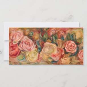 Pierre-Auguste Renoir - Rosen Dankeskarte