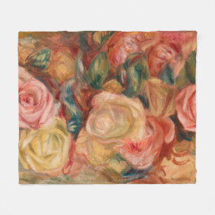 Pierre-Auguste Renoir - Rosen Fleecedecke