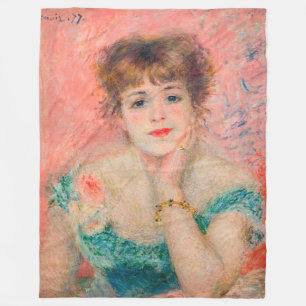 Pierre-Auguste Renoir - Schauspielerin Jeanne Sama Fleecedecke