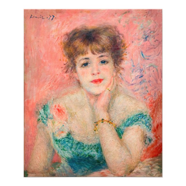 Pierre-Auguste Renoir - Schauspielerin Jeanne Sama Fotodruck (Vorne)