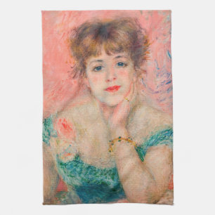 Pierre-Auguste Renoir - Schauspielerin Jeanne Sama Geschirrtuch