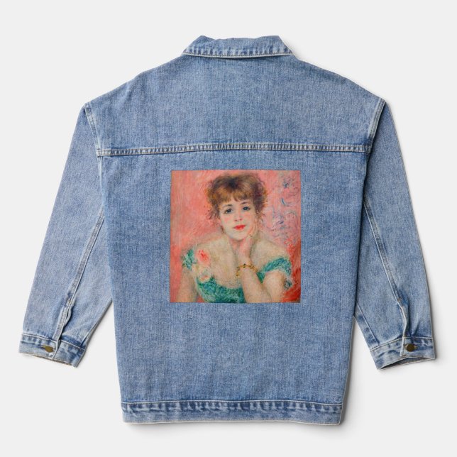 Pierre-Auguste Renoir - Schauspielerin Jeanne Sama Jeansjacke (Rückseite)