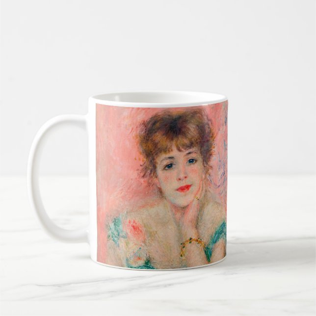 Pierre-Auguste Renoir - Schauspielerin Jeanne Sama Kaffeetasse (Links)