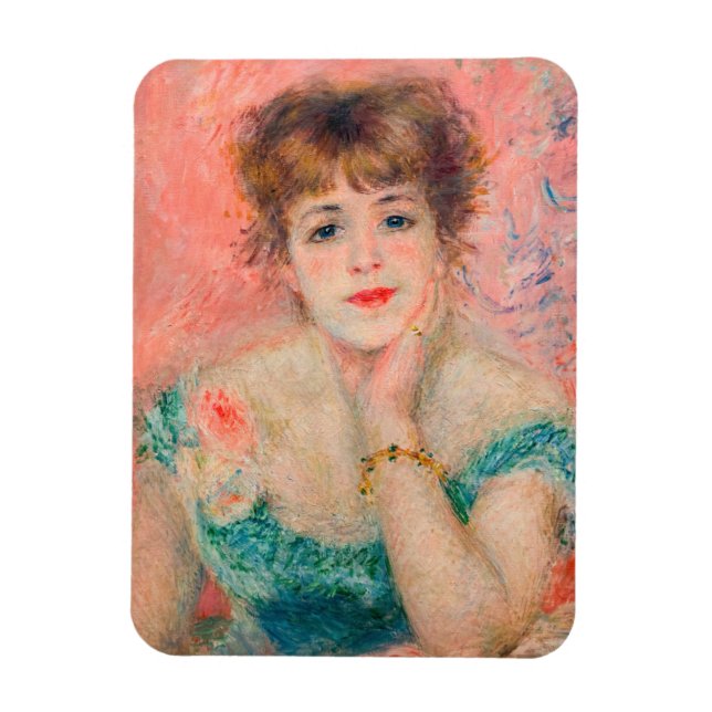 Pierre-Auguste Renoir - Schauspielerin Jeanne Sama Magnet (Vertikal)