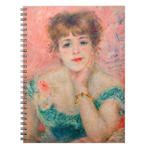 Pierre-Auguste Renoir - Schauspielerin Jeanne Sama Notizblock