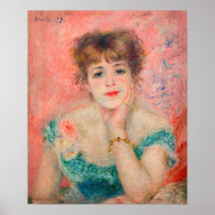 Pierre-Auguste Renoir - Schauspielerin Jeanne Sama Poster