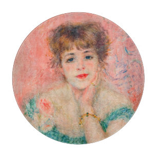 Pierre-Auguste Renoir - Schauspielerin Jeanne Sama Schneidebrett