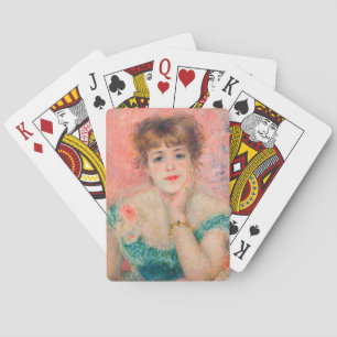 Pierre-Auguste Renoir - Schauspielerin Jeanne Sama Spielkarten