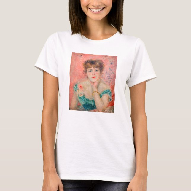 Pierre-Auguste Renoir - Schauspielerin Jeanne Sama T-Shirt (Vorderseite)