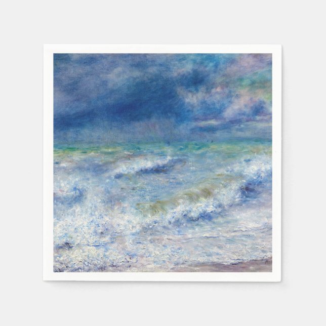 Pierre-Auguste Renoir - Seascape Serviette (Vorderseite)