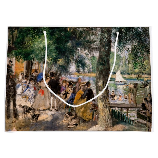 Pierre-Auguste Renoir - Seine-Badezone Große Geschenktüte (Vorderseite)
