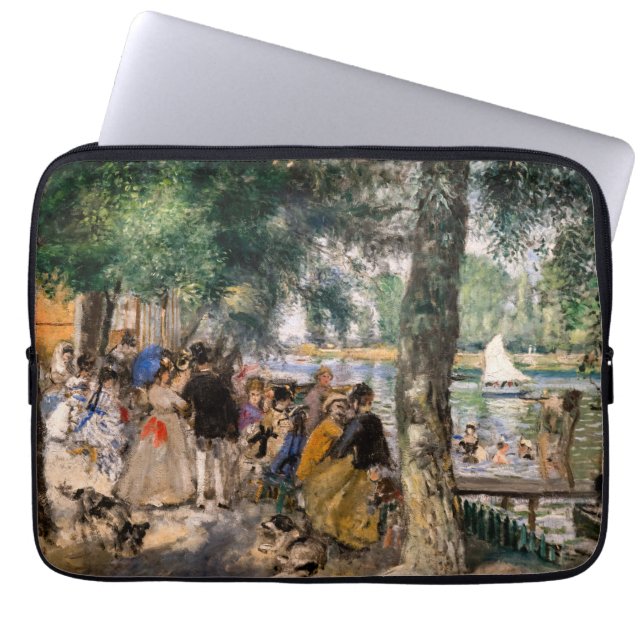 Pierre-Auguste Renoir - Seine-Badezone Laptopschutzhülle (Vorderseite)