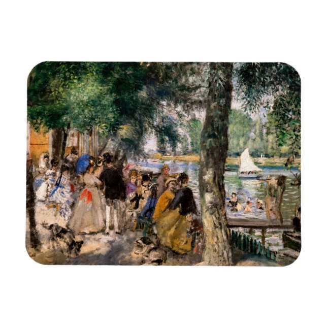 Pierre-Auguste Renoir - Seine-Badezone Magnet (Horizontal)