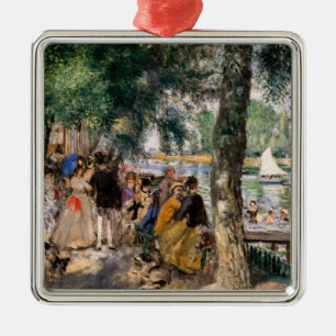 Pierre-Auguste Renoir - Seine-Badezone Ornament Aus Metall