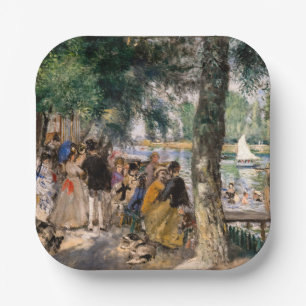 Pierre-Auguste Renoir - Seine-Badezone Pappteller
