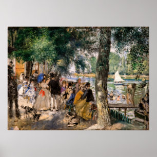 Pierre-Auguste Renoir - Seine-Badezone Poster