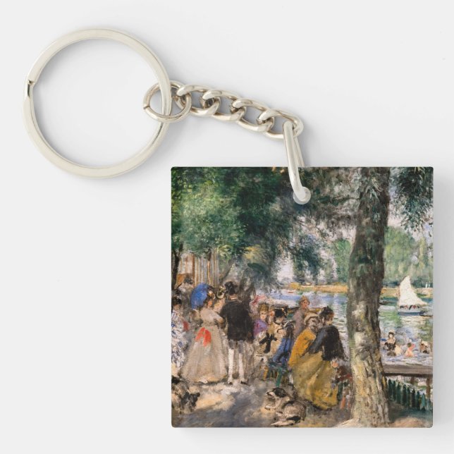 Pierre-Auguste Renoir - Seine-Badezone Schlüsselanhänger (Vorderseite)