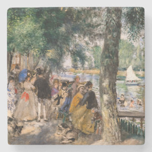 Pierre-Auguste Renoir - Seine-Badezone Steinuntersetzer