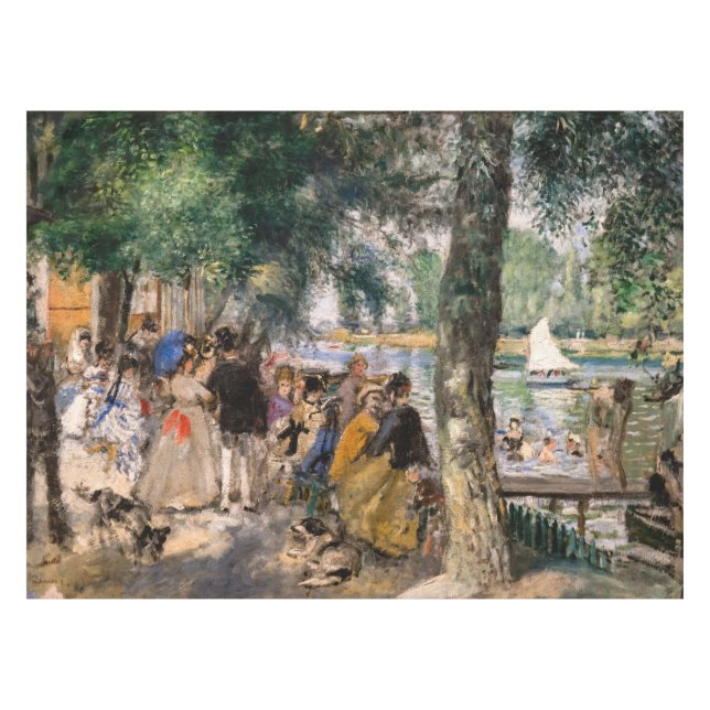 Pierre-Auguste Renoir - Seine-Badezone Tischdecke (Vorderseite (Horizontal))