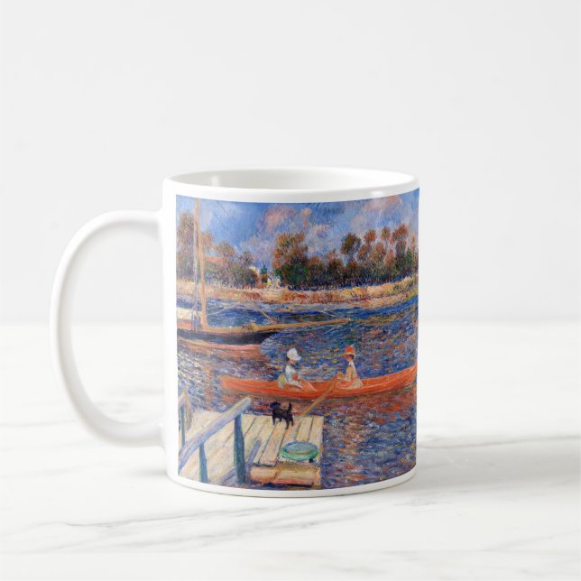 Pierre-Auguste Renoir - Seine in Argenteuil Kaffeetasse (Links)