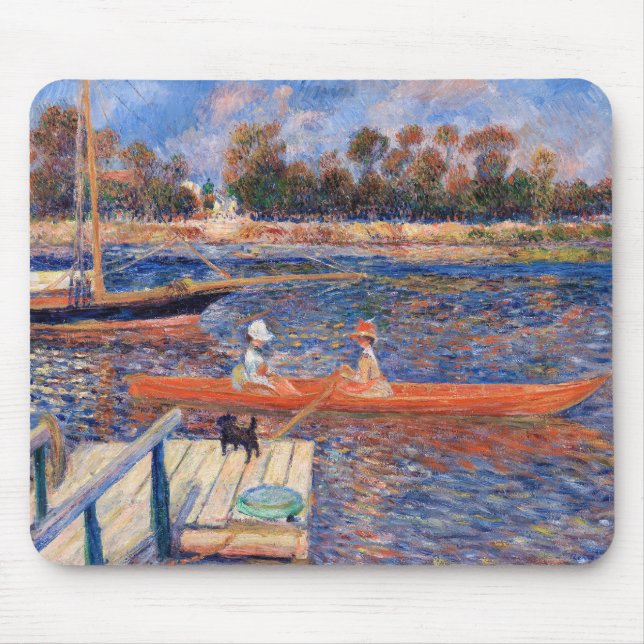Pierre-Auguste Renoir - Seine in Argenteuil Mousepad (Vorne)
