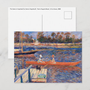 Pierre-Auguste Renoir - Seine in Argenteuil Postkarte