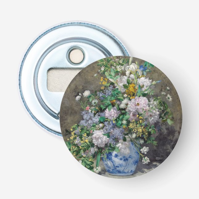 Pierre-Auguste Renoir - Spring Bouquet Flaschenöffner (Vorderseite)