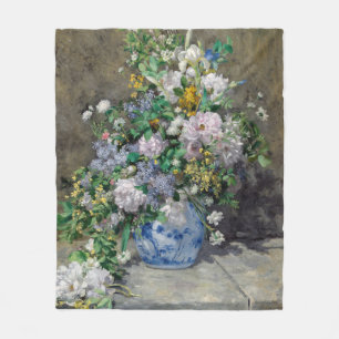 Pierre-Auguste Renoir - Spring Bouquet Fleecedecke