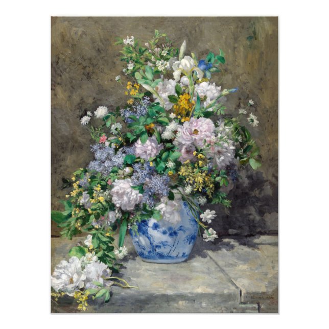 Pierre-Auguste Renoir - Spring Bouquet Fotodruck (Vorne)