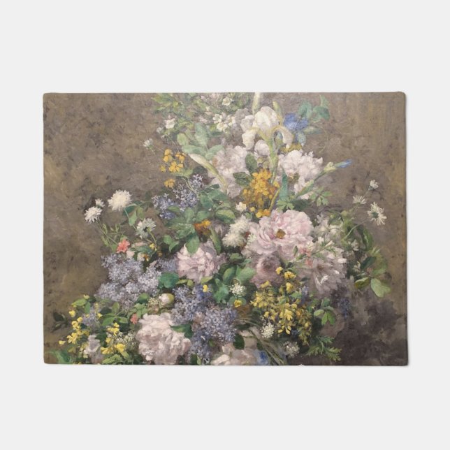 Pierre-Auguste Renoir Spring Bouquet Fußmatte (Vorderseite)