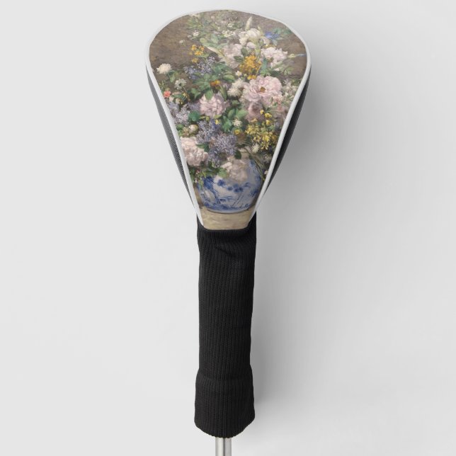 Pierre-Auguste Renoir Spring Bouquet Golf Headcover (Vorderseite)
