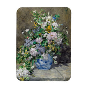 Pierre-Auguste Renoir - Spring Bouquet Magnet