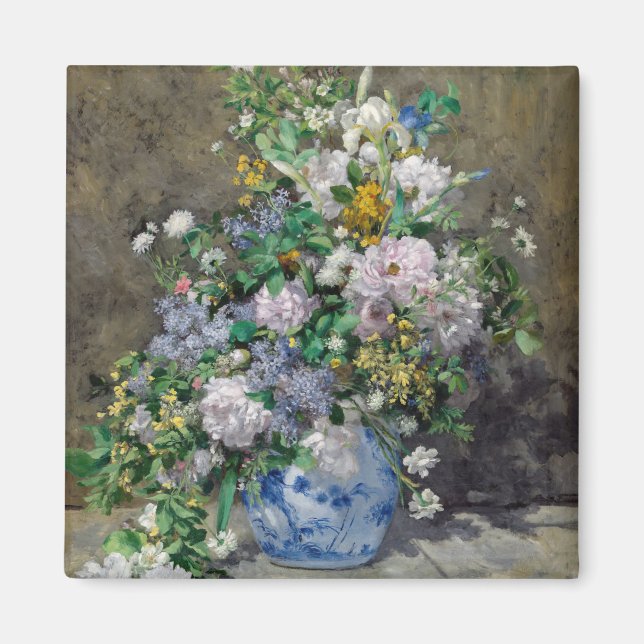 Pierre-Auguste Renoir - Spring Bouquet Magnet (Vorne)