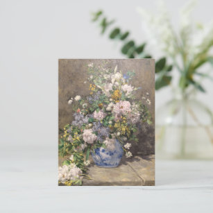 Pierre-Auguste Renoir Spring Bouquet Postkarte