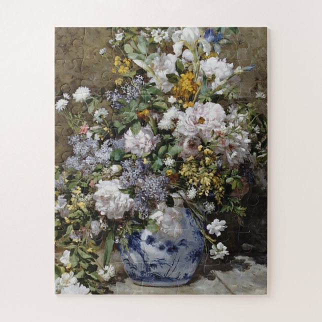 Pierre-Auguste Renoir-Spring Bouquet Puzzle (Vertikal)