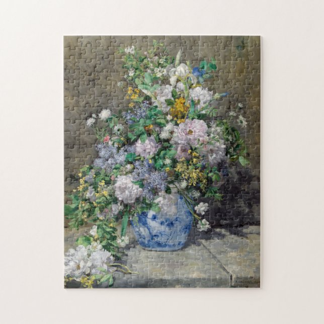 Pierre-Auguste Renoir - Spring Bouquet Puzzle (Vertikal)