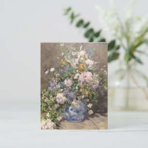 Pierre-Auguste Renoir Spring Bouquet RSVP Karte