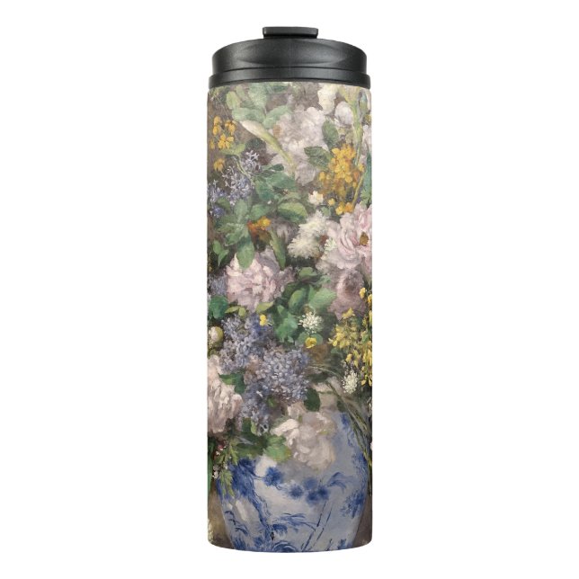Pierre-Auguste Renoir Spring Bouquet Thermosbecher (Vorderseite)