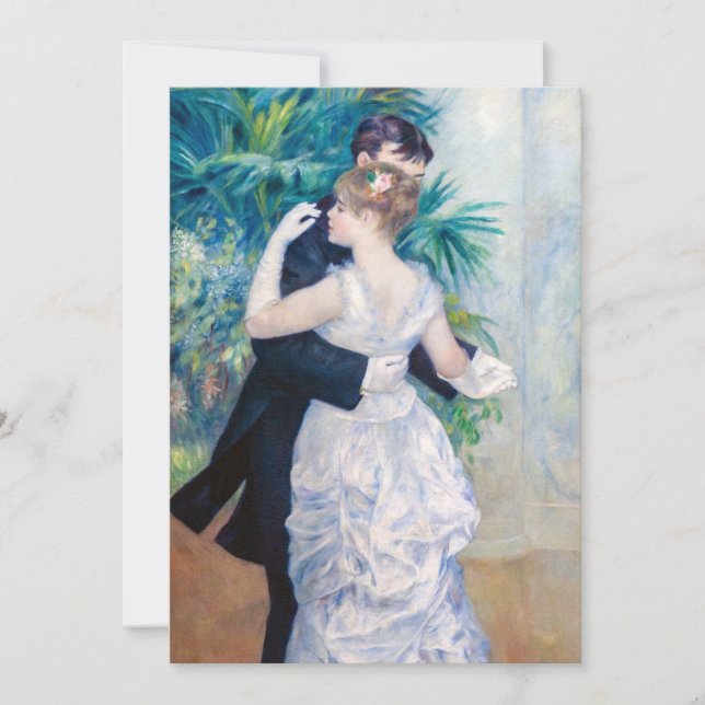 Pierre-Auguste Renoir - Stadttanz Einladung (Vorderseite)