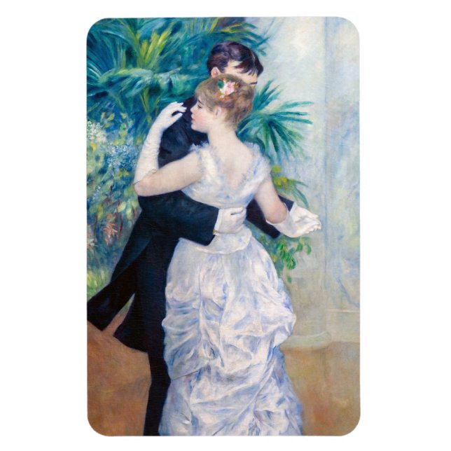 Pierre-Auguste Renoir - Stadttanz Magnet (Vertikal)