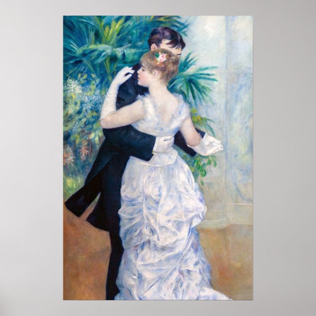 Pierre-Auguste Renoir - Stadttanz Poster (Vorne)