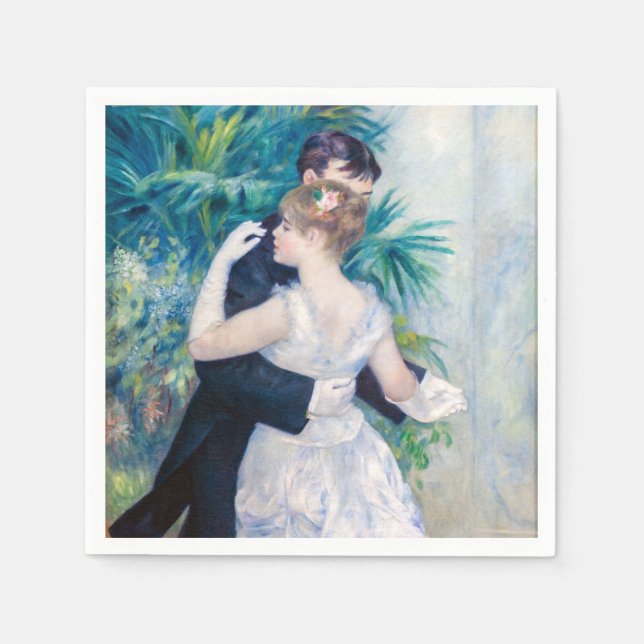 Pierre-Auguste Renoir - Stadttanz Serviette (Vorderseite)