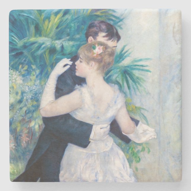 Pierre-Auguste Renoir - Stadttanz Steinuntersetzer (Vorderseite)