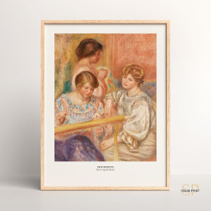 Pierre-Auguste Renoir Stickerinnen Kunstdruck Poster