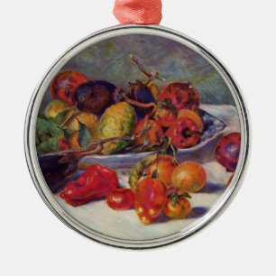 Pierre Auguste Renoir Stillleben mit Früchten Ornament Aus Metall