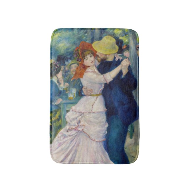 Pierre-Auguste Renoir - Tanz im Bougival Badematte (Vorderseite Vertikal)