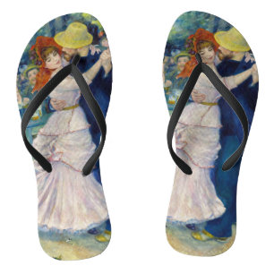 Pierre-Auguste Renoir - Tanz im Bougival Flip Flops