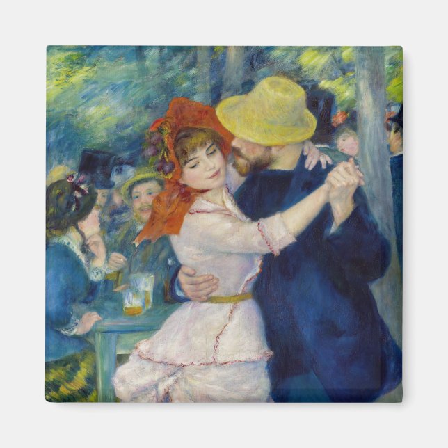 Pierre-Auguste Renoir - Tanz im Bougival Magnet (Vorne)